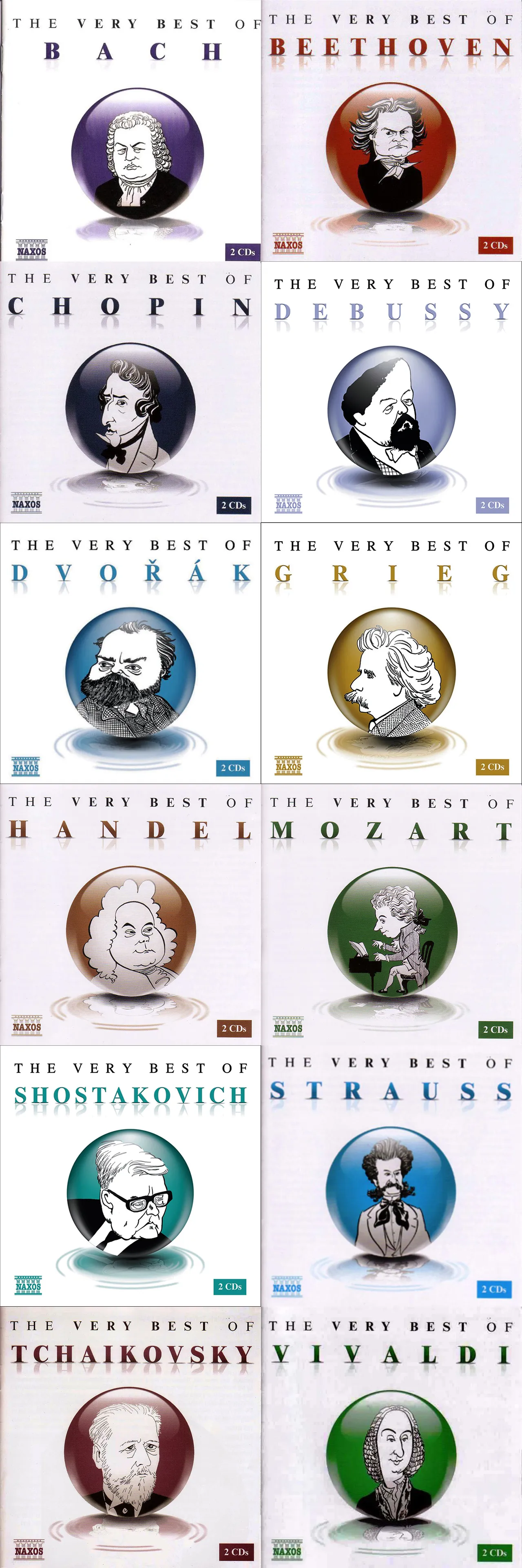 《Naxos古典音乐精选合集(12作曲家24CD)》 《Naxos古典音乐精选合集(12作曲家24CD)》